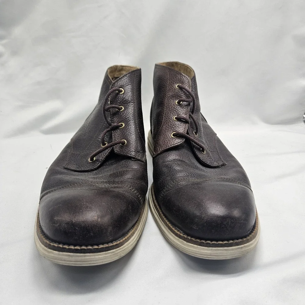 Cole Haan Grand Os Chukka Ankle Boots Men's Size‎ 11.5 M Brown Leather